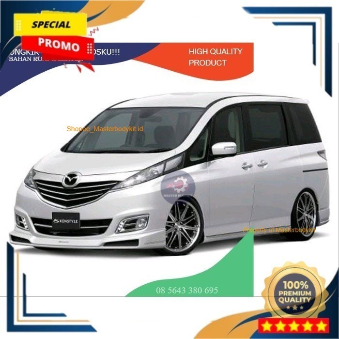 Grade A Aksesoris Bemper Mobil bodykit mazda biante per bagian saja (depan atau belakang saja)