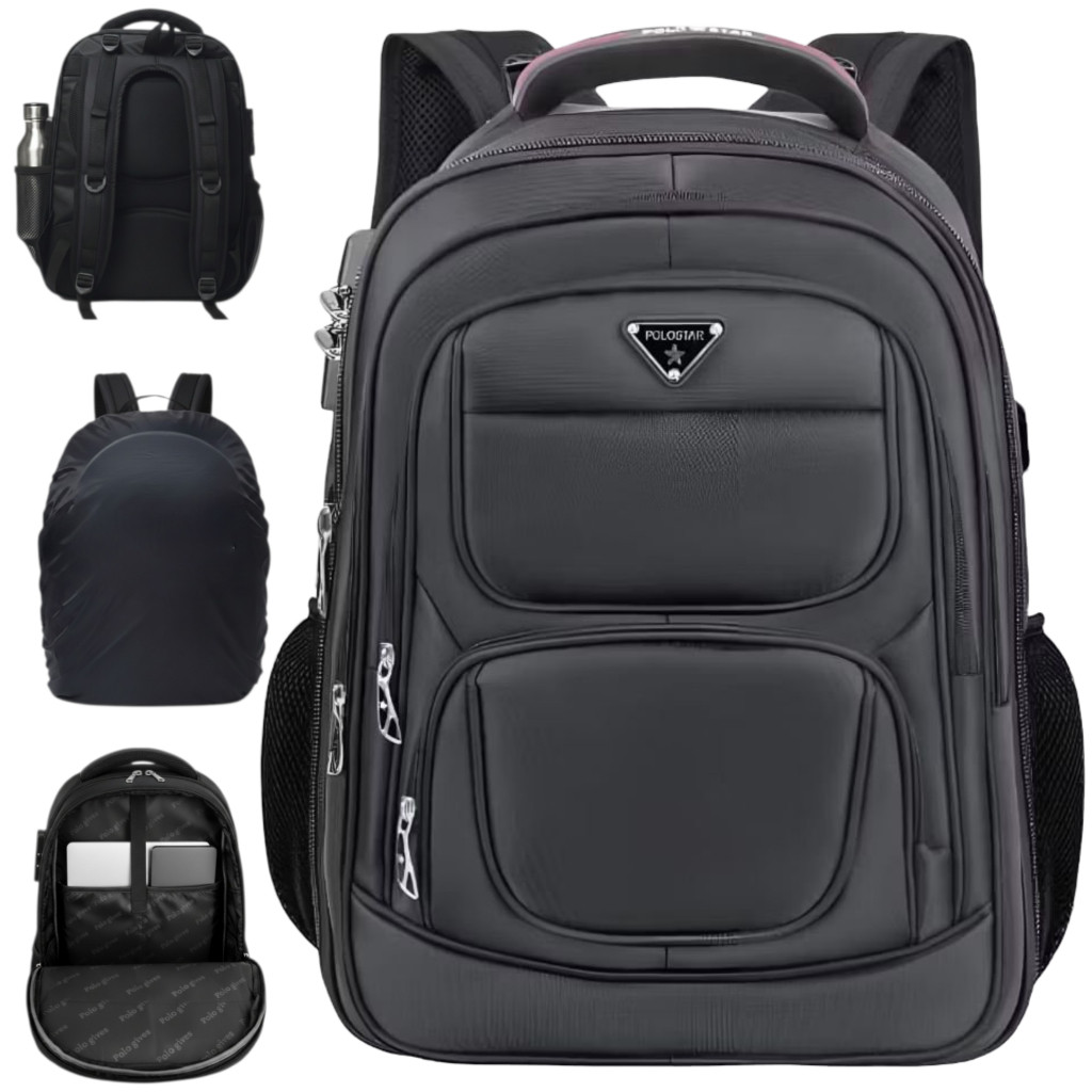 SUNIMPERIOR Tas Polo Star 18 in Tas Ransel Expandable Backpack Pria