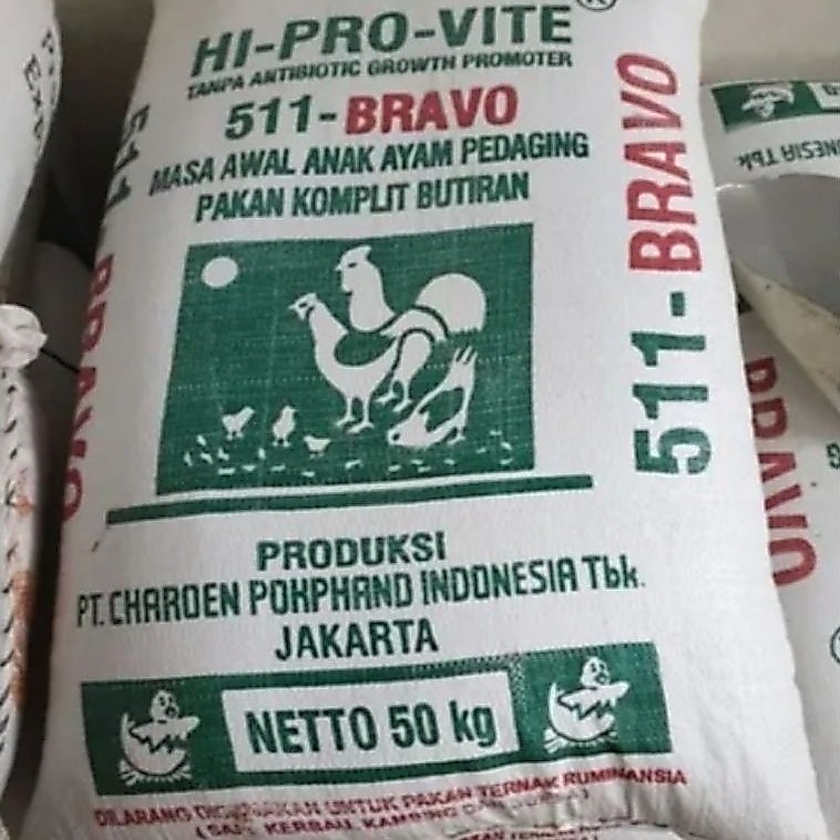 PAKAN/BAMA AYAM KILOAN PEDAGING BR-511 BRAVO CRUMBLE