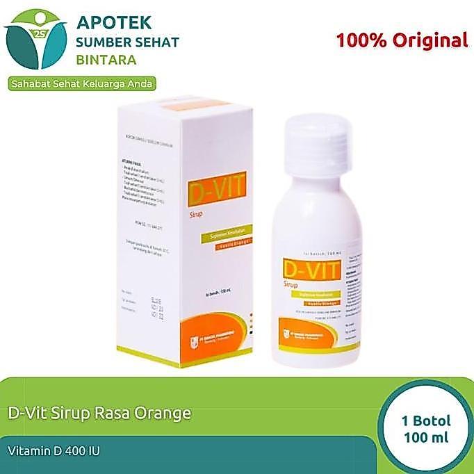 Lansungkirim- D Vit Sirup 400 Iu - Vitamin D Anak