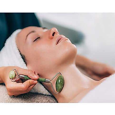 COD Facial Face Roller Treatment Alat Pijat Terapi Simetris Penirus Kulit Pipi Rahang Dagu Wajah Bul