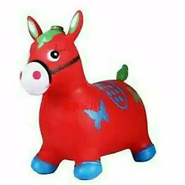 Mainan Anak Boneka Binatang Karet Jumping Animal musik