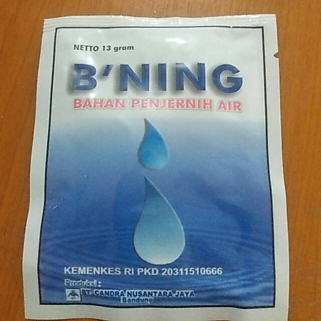 B'ning penjernih air