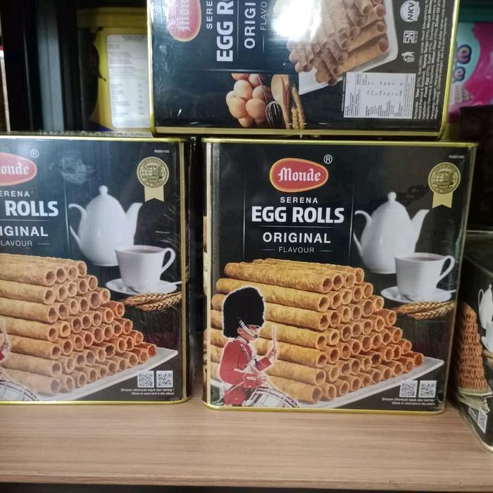 PROMO  Monde Egg Rolls 600gr kaleng besar