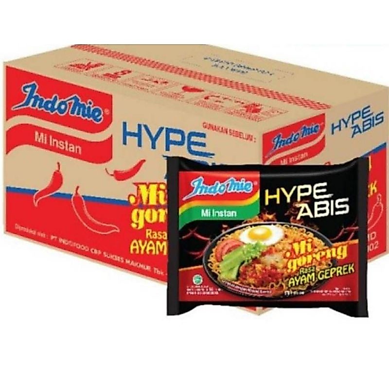 indomie goreng rasa ayam geprek dan aceh merek indofood seleraku soto padang rendang kaldu pedes ric