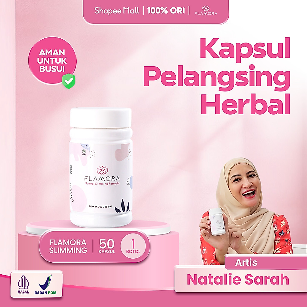 Flamora Slimming | Kapsul Pelangsing Badan | Ampuh Menurunkan Berat Badan Aman BPOM
