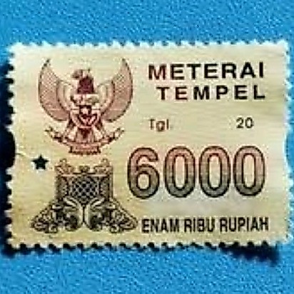 Materai 6000 untuk Tahun 2003 -2005