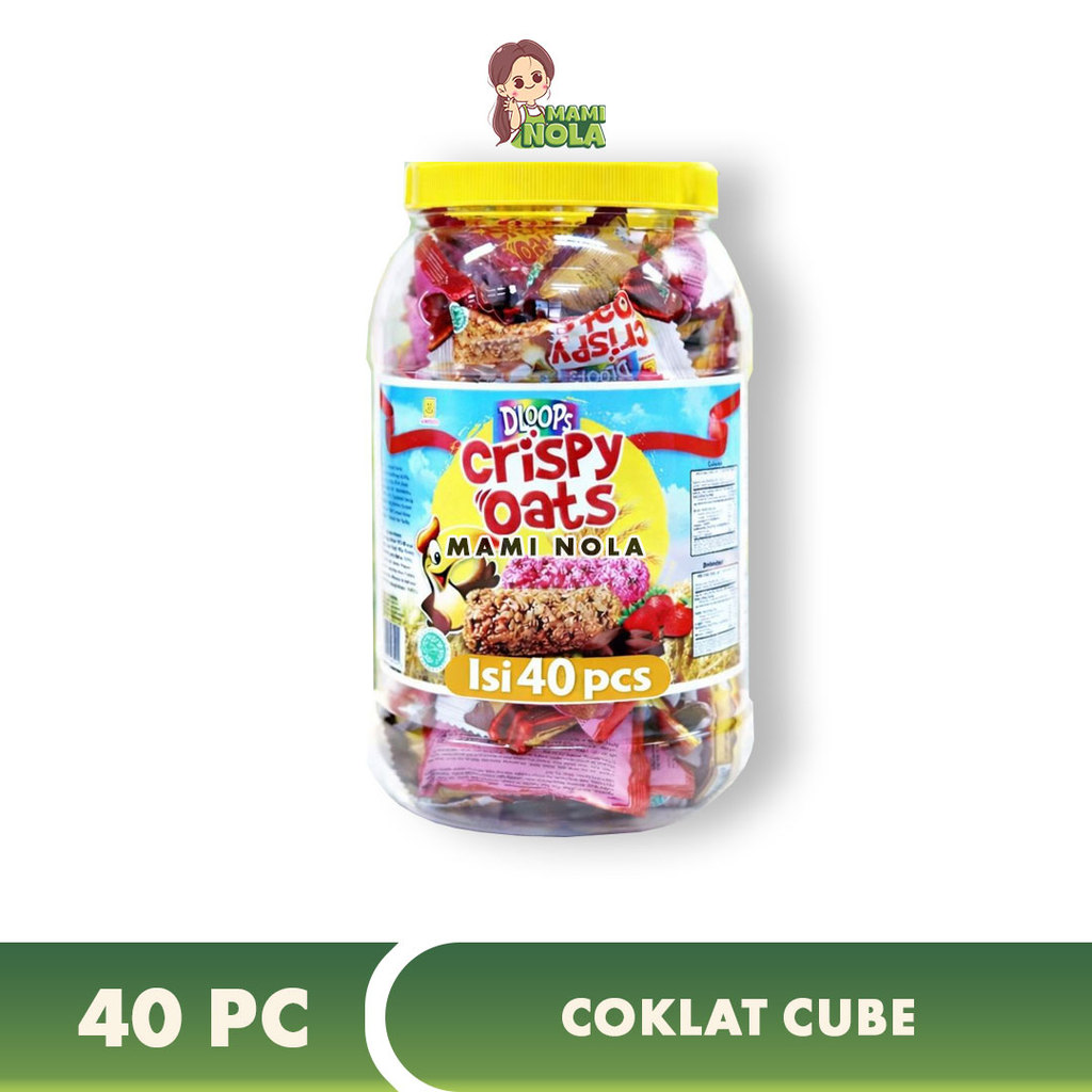 Dloops Oat Crispy Mix Varian Toples Isi 40pc