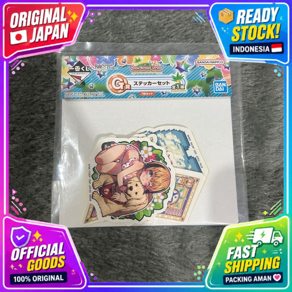[OFFICIAL MERCHANDISE] Stickers Set:  Ichiban Kuji Prize G Fate/Grand Order