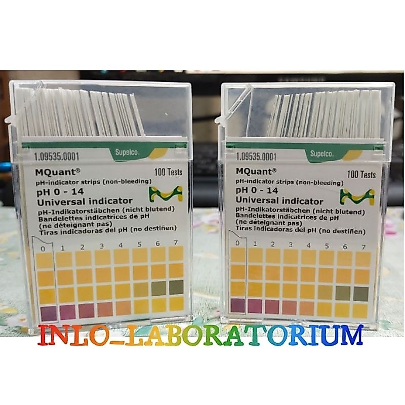 Kertas pH indikator/Indikator Universal/pH Indikator Universal/pH Universal MERCK