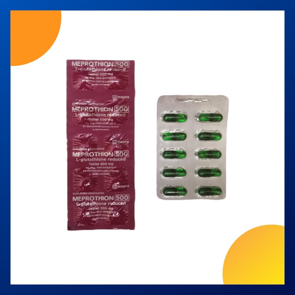 Proxidan 400 Ui Strip 10 Kapsul + Meprothion 500 Mg Strip 10 Tablet