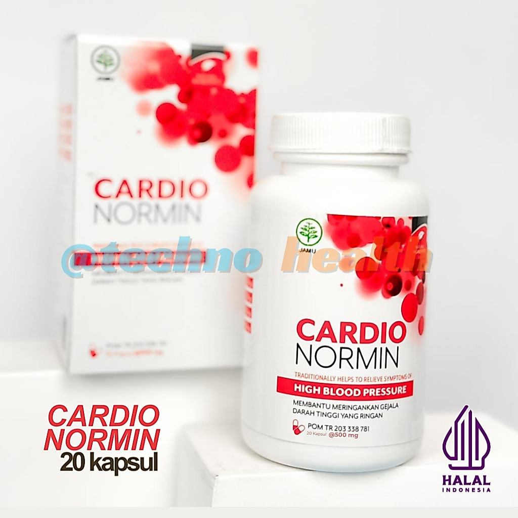 TEKNOHEALTH Cardionormin Herbal Hipertensi Original 20 Kapsul