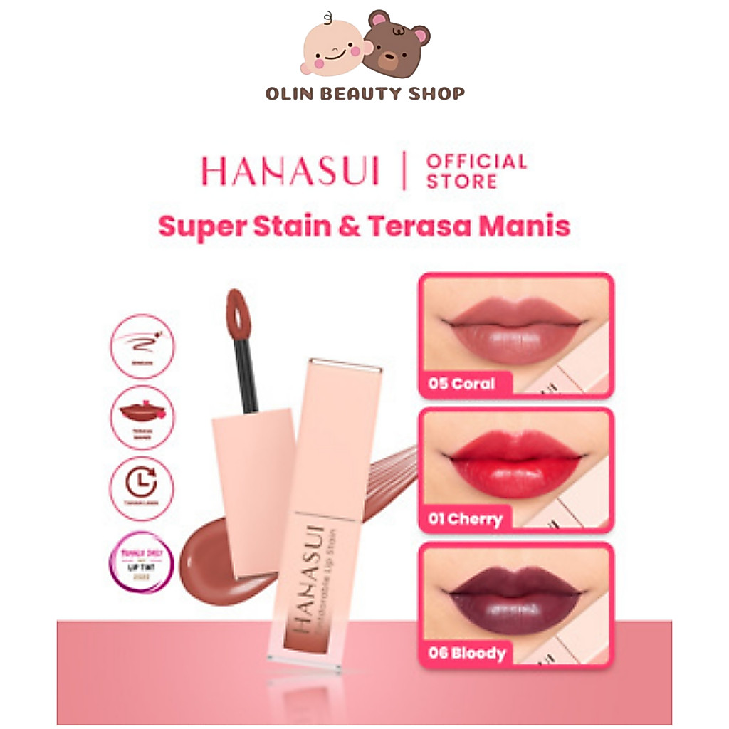 Hanasui Tintdorable Lip Stain Tint LipTint Ombre