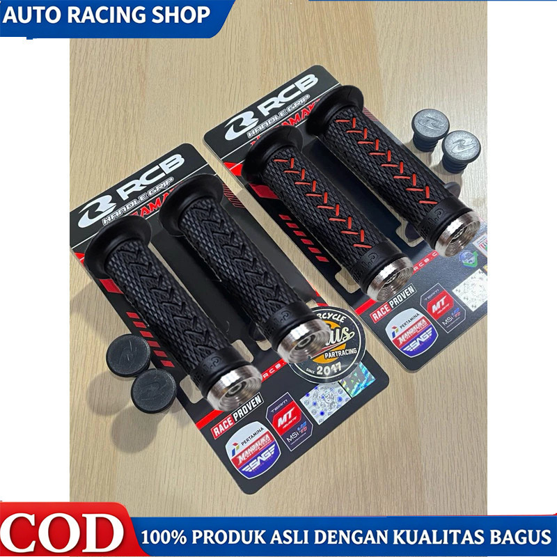 HANDGRIP RCB NAGAMAKI ORIGINAL 100% RCB HANDFAT ORI RCB RUBBER UNIVERSAL SEMUA MOTOR RCB HG55-HG66 S