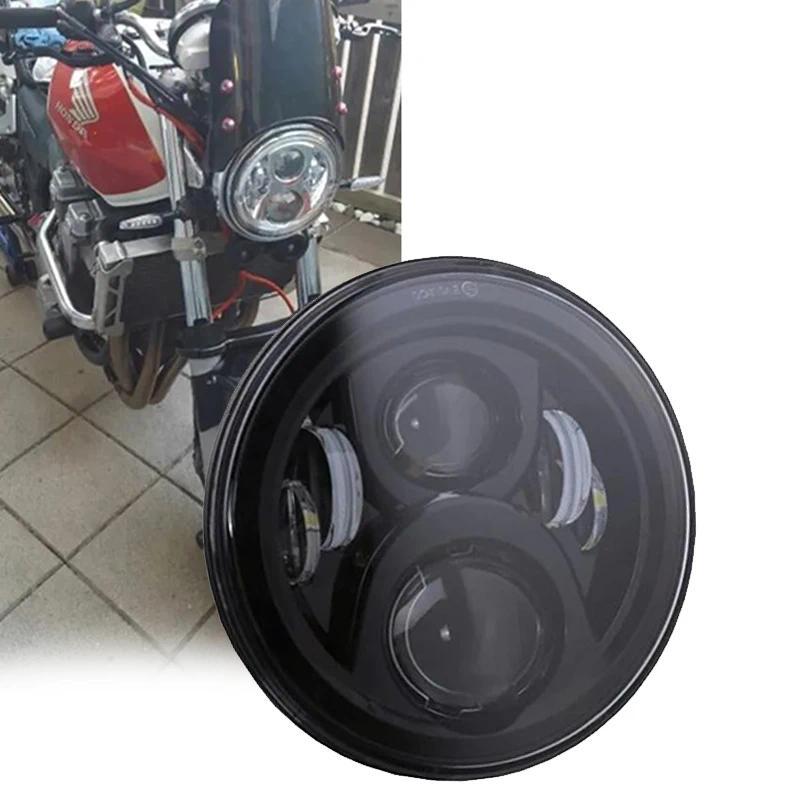 7 Inch Round Halo LED Headlight 6000K Motorcycle Headlamp For Honda CB 400 500 1300 Hornet 250 600 9