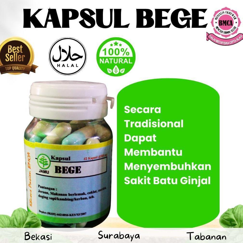 BMCA Kapsul Bege 42 Kapsul Obat Herbal Batu Ginjal Obat Tradisional