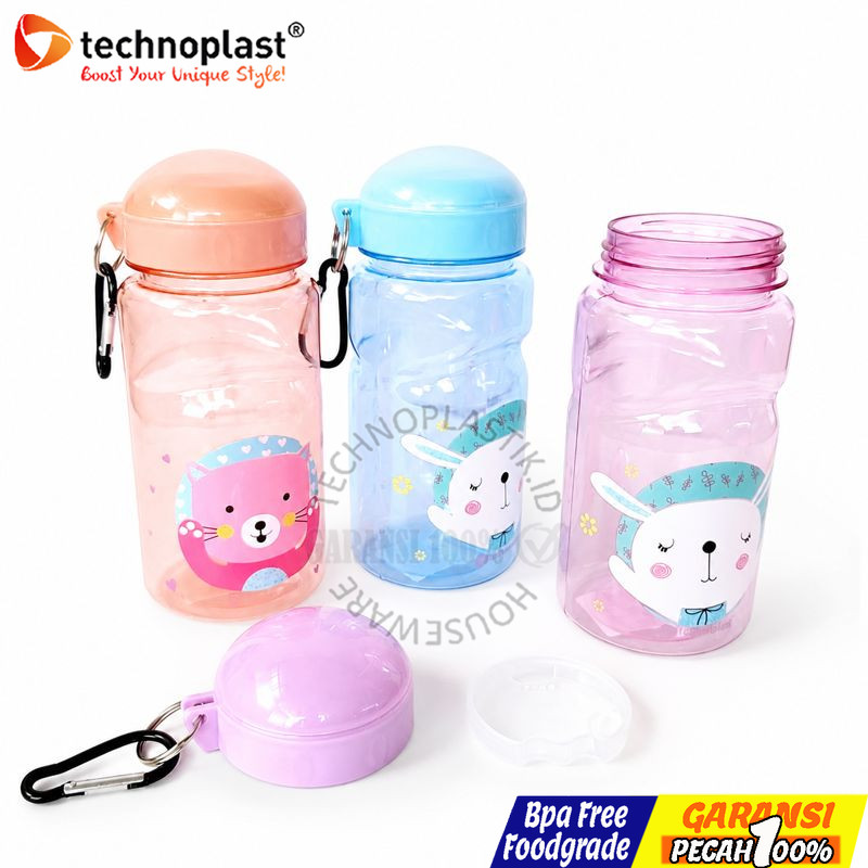 TECHNOPLAST Botol Minum Anak 560Ml / Botol Air Minum Bebas Bpa Anak Sekolah