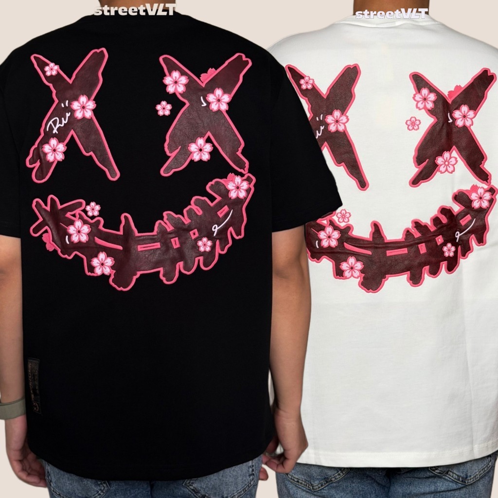 HOT RIC Ricky is Clown Sakura Scarlet Bloom Emboirdered Tee Original