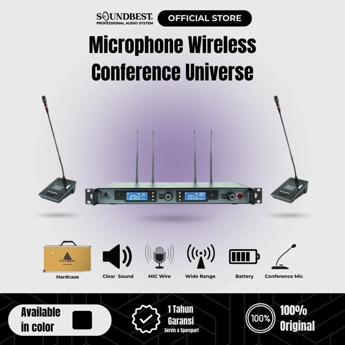 SOUNDBEST MICROPHONE WIRELESS CONFERENCE UNIVERSE