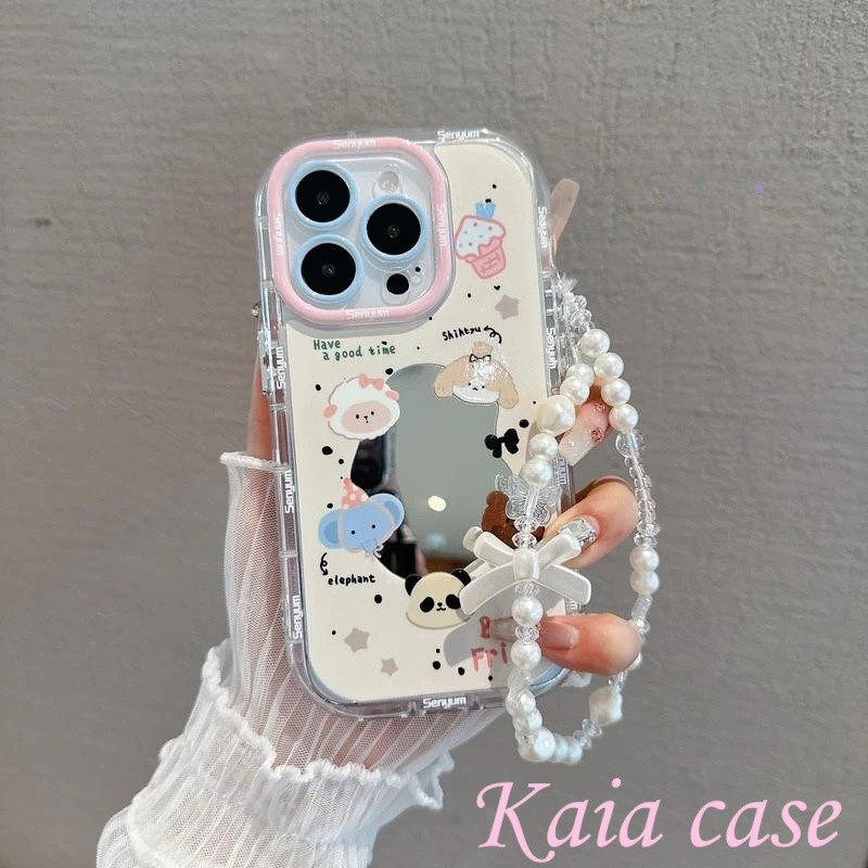 case VIVO Hewan es krim dengan rantai Casing ponsel cocok untuk VIVO Y93NONE Y50 Y20 Y21 Y15S Y17S Y