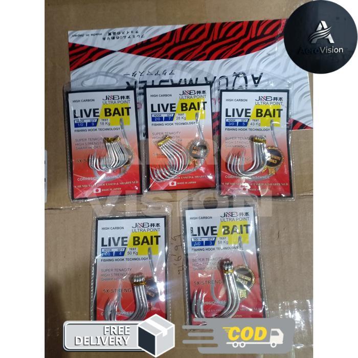 Live Bait JNB Mata Kail Jigging Hook Jig - 1/0