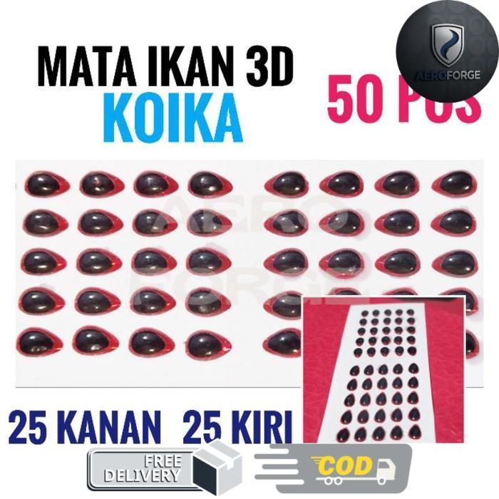 Mata Ikan Metal Jig Koika 6mm - 6 mm