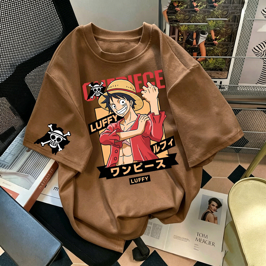 Unisex | kaos wanita lengan pendek | Kaos Wanita Longgar Gaya Korea Motif Kartun | Kaos Wanita Longg
