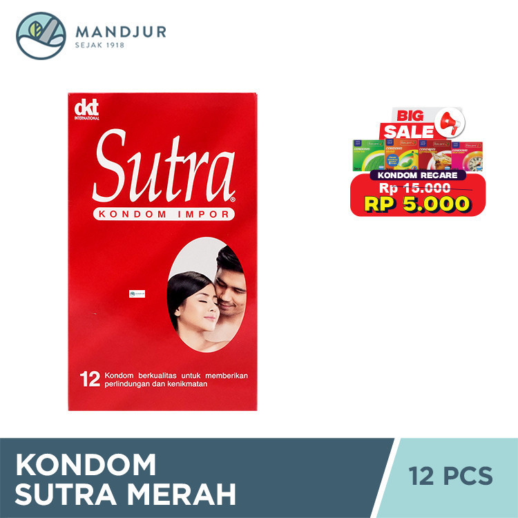 GASS kondom Sutra Merah (Isi 12)