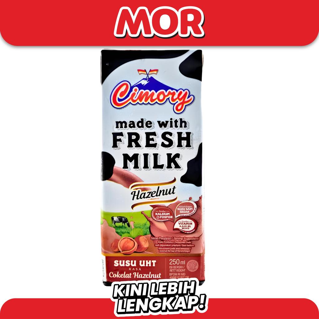 CIMORY Susu UHT Milk Hazelnut 250ml Kotak Cair Rasa Kacang Minuman Sehat Nutrisi Ready To Drink Fres