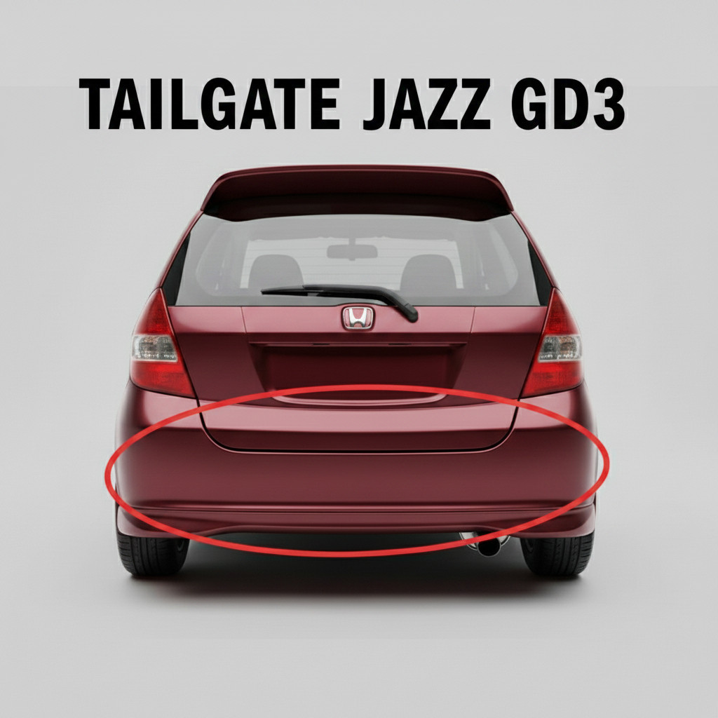 DISKON TAILGATE JAZZ GD3 bodykit jazz gd3 bodikit jazz gd3