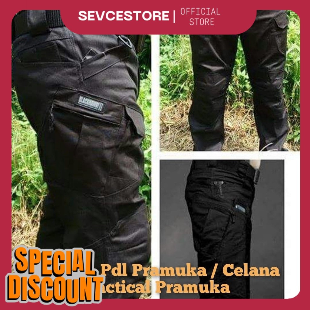 Celana Tactical Pramuka/Satpam/security / Pdl Pramuka / Celana PDL Pramuka Warna Coklat Tua / Celana