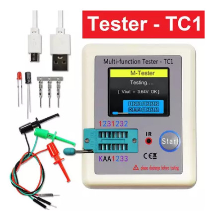 ESR LCR-TC1 Box Multifunctional Tester Transistor Full Color Graphic Display ESR LCR-TC1 IR Decoder