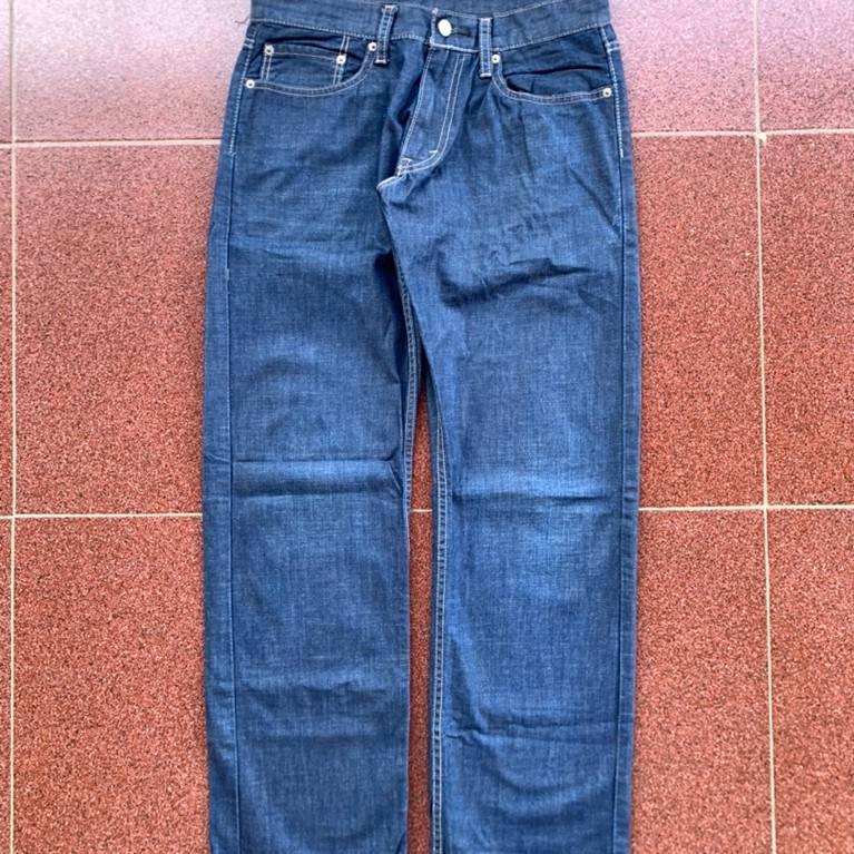 [preloved] celana jeans levis 514 blue second - bekas