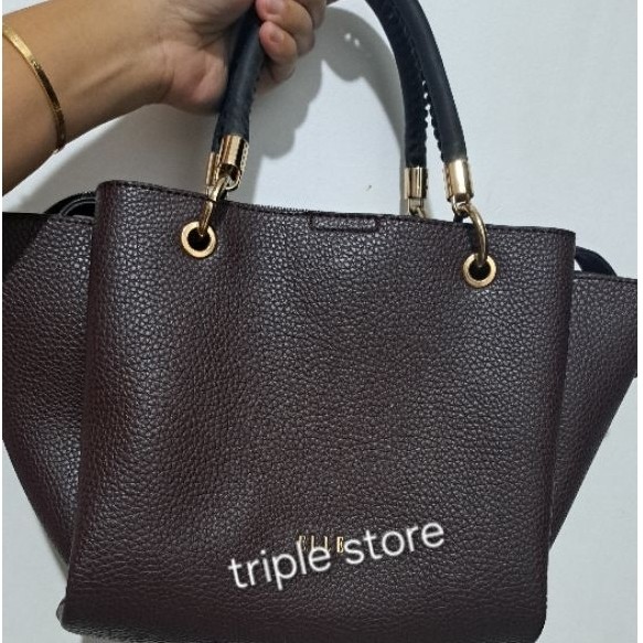 TAS MEDIUM SIZE KULIT JERUK