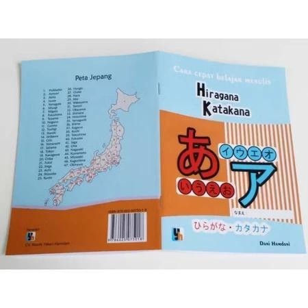 Cara Cepat Belajar Menulis Hiragana Katakana, Buku bahasa Jepang otodidak Huruf Hiragana & Katakana