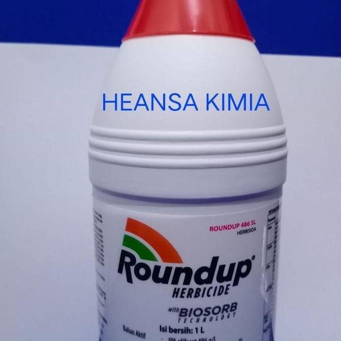 HARIWIJAYA_GONDANG - ROUNDUP PEMBASMI RUMPUT LIAR/HERBISIDA 1L KEMASAN 1 DUS ISI 12 BOTOL (GROSIR)
