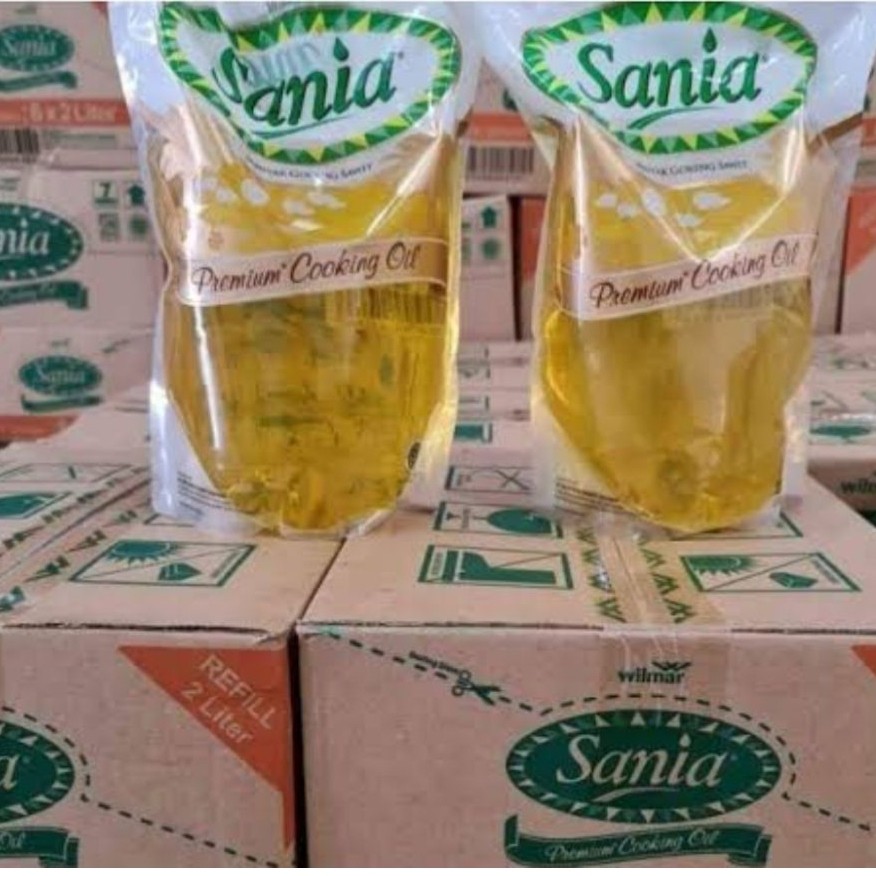MINYAK SANIA 2 LITER  1 DUS ISI 6 PCS