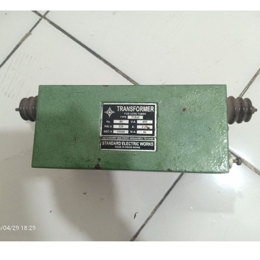 TRAVO TRAFO NEON SIGN TUBES TRANSFORMER TYPE : T1522
