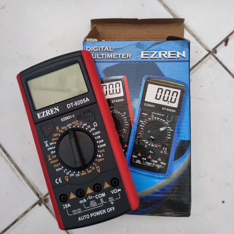 multitester digital ezren dt9205a