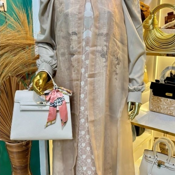 Gamis Layer Organza Premium