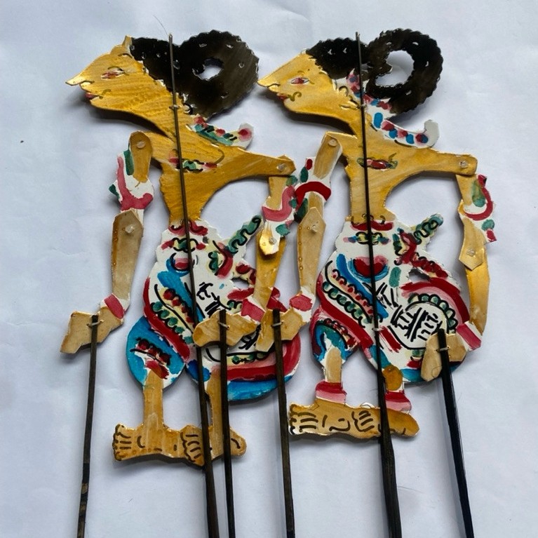 MAKRIFAT DIGITAL nakula sadewa wayang kertas duplex mainan anak hiasan dinding pajangan