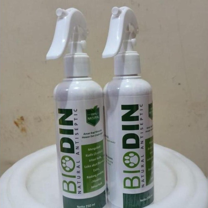 Biodin Spray Untuk Sapi 250ml Natural Obat PMK Sapi Ampuh Obat PMK Kambing