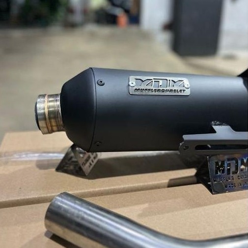 Murah Mdm Racing Muffler Ready Kenalpot Mdm Std Racing Vario New, Vario Old, Vario 160, Beat Tabung 
