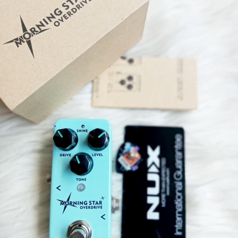 Nux Morning Star Overdrive Pedal efek gitar bass