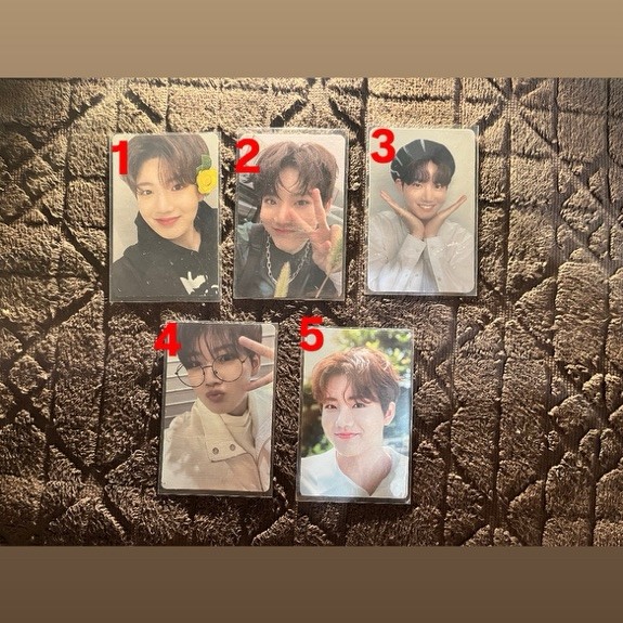PHOTOCARD OFFICIAL TREASURE JUNKYU BULYAM POTTER BARET MANYO