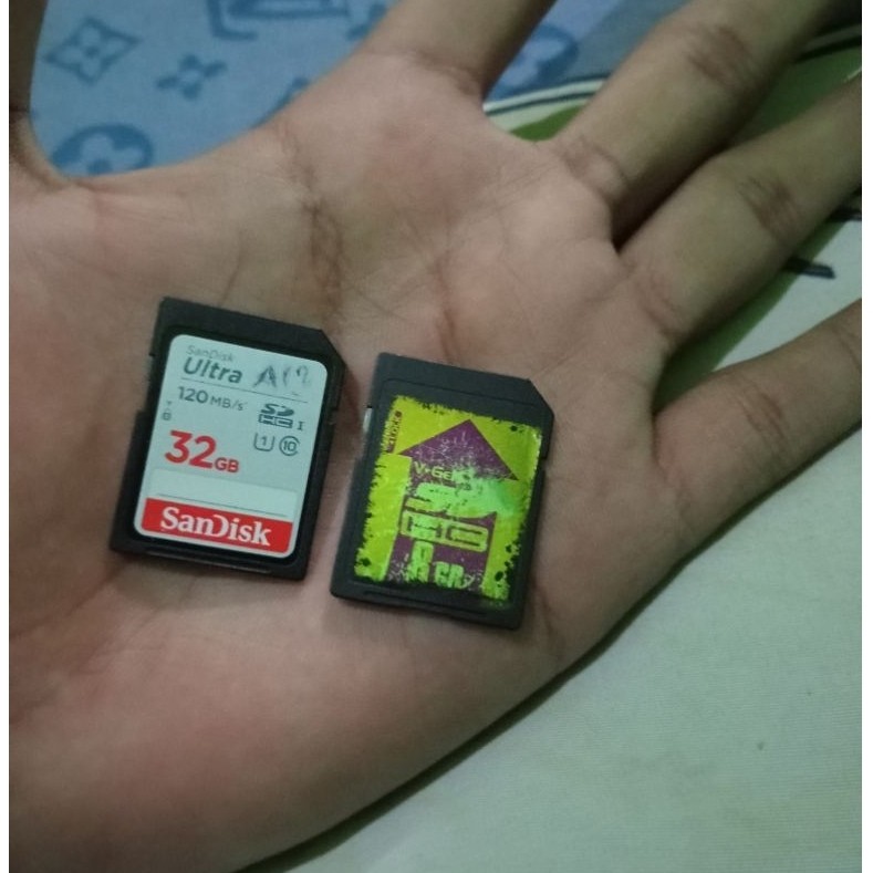 Memori Sd Card Original Bekas Memori Kamera Sandisk Dan V gen
