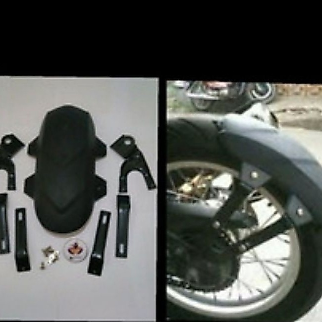 MUDGUARD/SPAKBOR BELAKANG HMS buat motor MOGE(vixion cb150 tiger megapro dll)