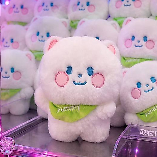 BONEKA CAPIT FUNIFUN OH SOME KKV TIMEZONE - YUMMY CAT KUCING PUTIH