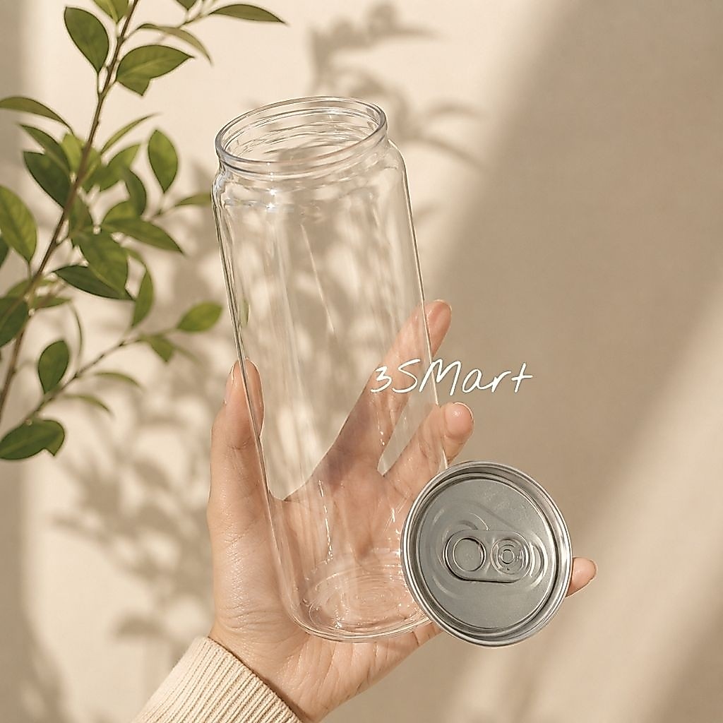 [ 1 PC ] BOTOL TUTUP KALENG 500ML / BOTOL POP CAN 500 ML / BOTOL SEAL KALENG / BOTOL JUS TUTUP KALEN