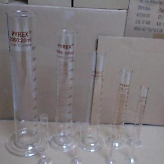 Gelas Ukur Pyrex Measuring Silinder Tabung Ukur Kaca Terlaris